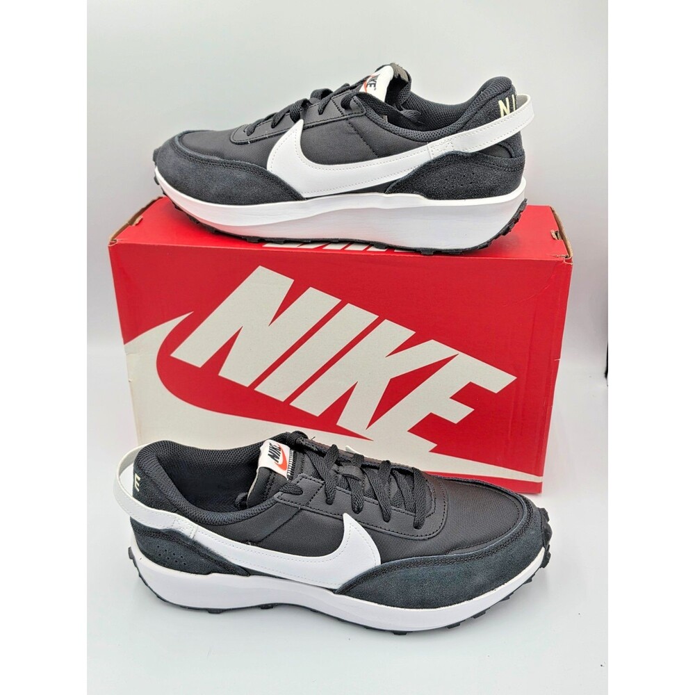 Nike Waffle Debut Black White Women's 12 Men's 10.5 Sneakers DH9523-002 NIB